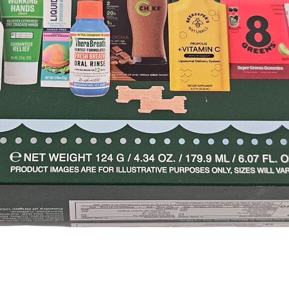 Ready To Jet Set Travel Essentials Kit Green Canvas Carry Case 10 Piece Set NEW - Picture 8 of 10